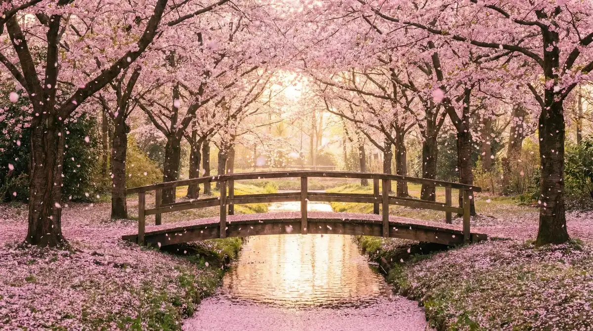 樱花桥畔 - 菠萝菠萝蜜视频高清在线看6 唯美风景